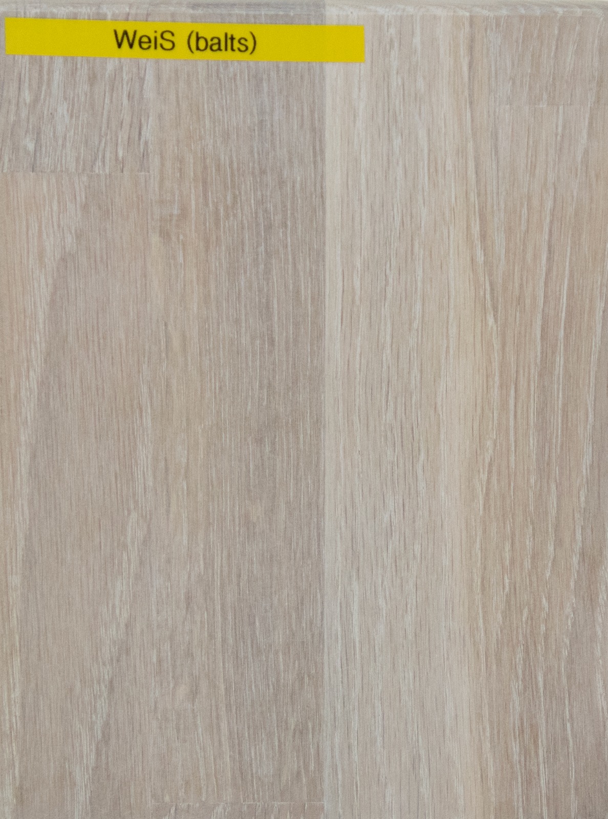Oak sample WEISS — white